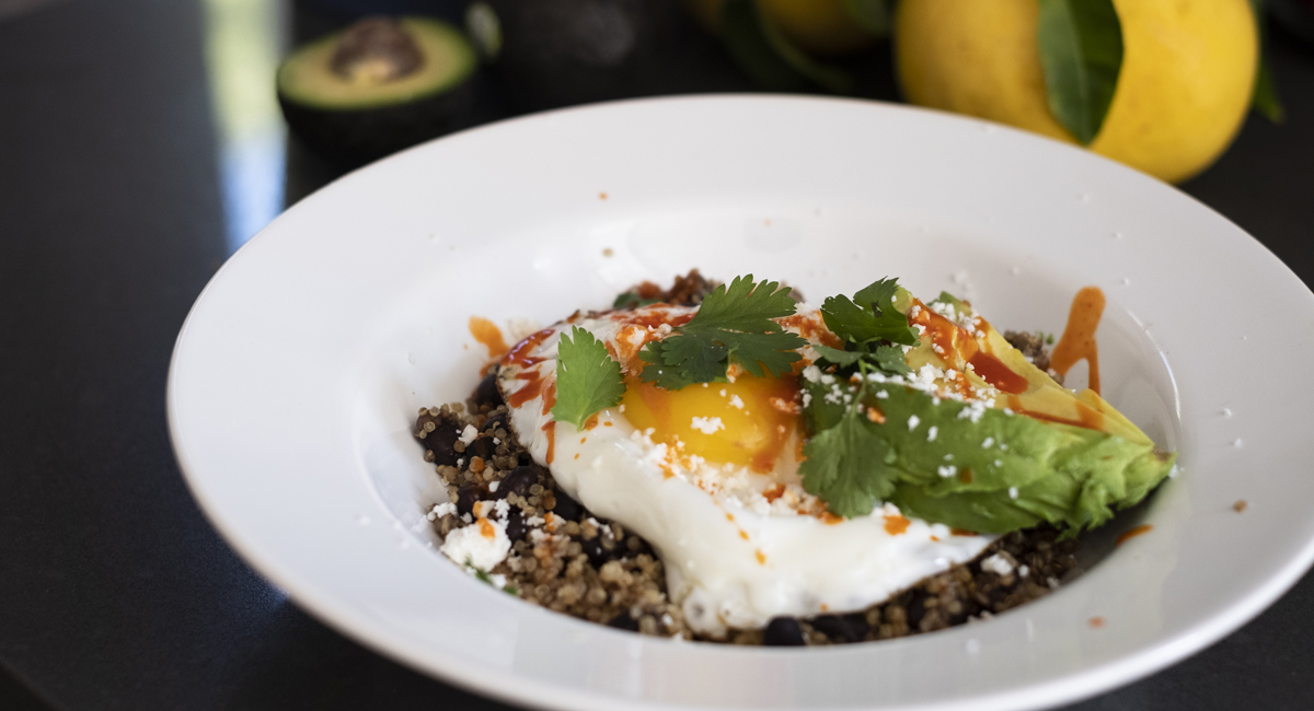 Quinoa, black bean, egg and avocado bowls | UCI Health | Orange County, CA