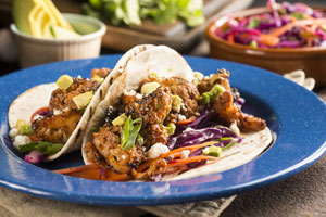 vegan vegetarian heart healthy roasted cauliflower black bean tacos