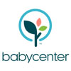 baby center wordmark with logo of leaves surrounded by an open circle