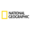 all caps black "national geographic" to the right of a hollow yellow rectangle natgeo logo